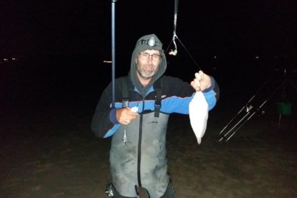 Jack Peelman, vissen op tong en zeebaars