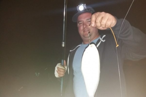 Met Jordi, vissen op tong, in de Waterweg
