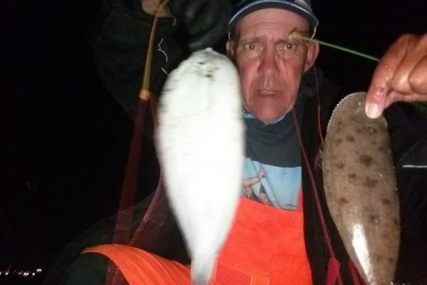 Op tong vissen in de Waterweg