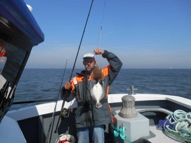 Vissen vanuit Nieuwpoort, met de Eva-merlijn