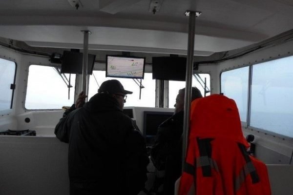 Ankervissen met de Marie Louise, in de Voordelta