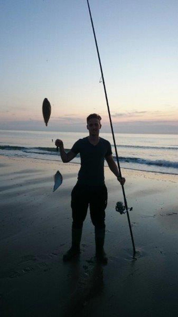 Vissen aan Domburg, Rob Slingerland en Glenn