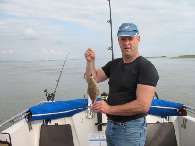 Luc op de Oosterschelde