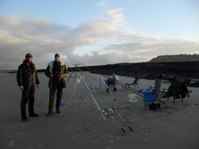 Jack en Mario aan Cadzand