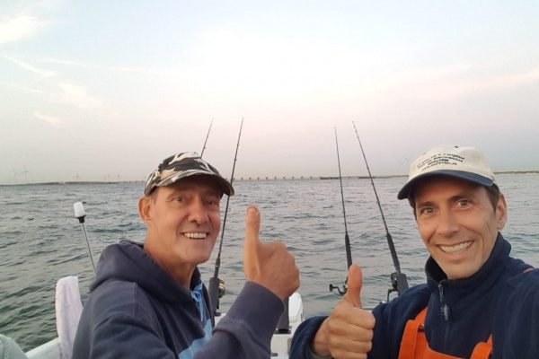 Vissen op tong, in de Voor-delta