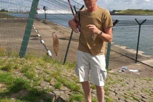 Leen, vissen op tong