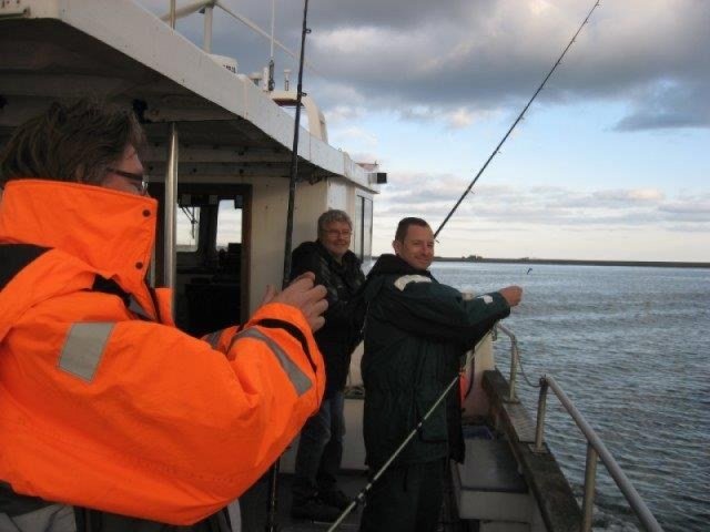 't Dobbertje met de Marie Louise op anker