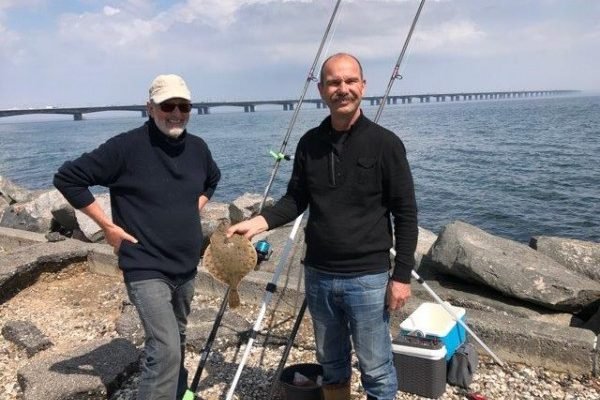 Martien en maat, vissen rond Nyborg