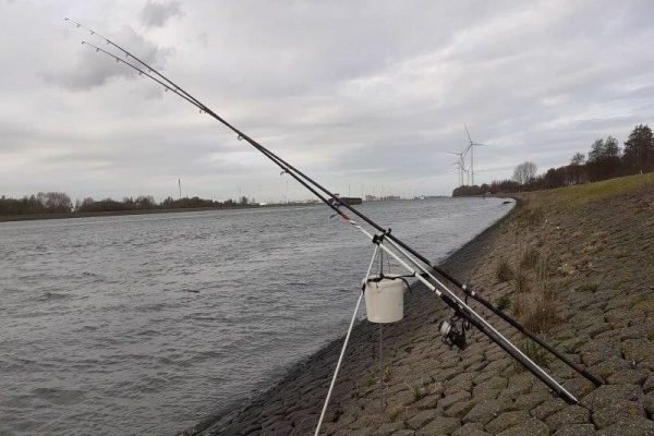 Stefan, vissen aan de Waterweg