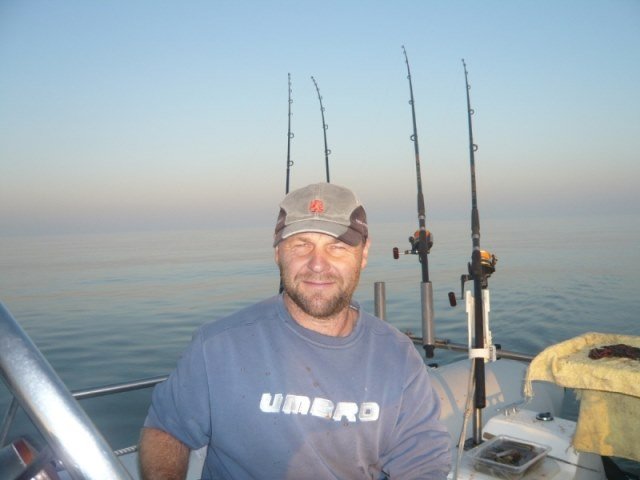 Ronny en Jurgen op de Westerschelde