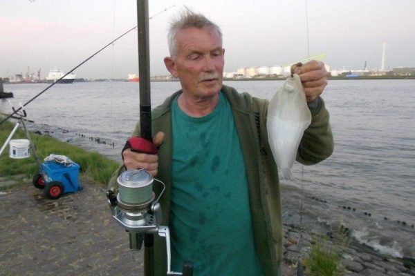 Henry en Jack, vissen aan de Waterweg