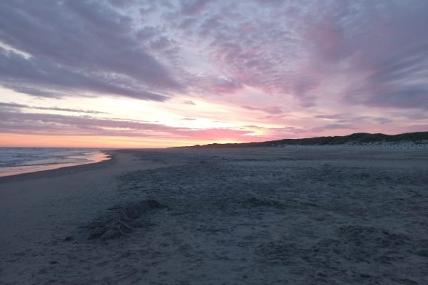 Kees v.d Broek, vissen aan Texel