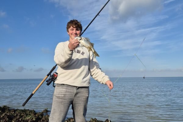 Gino: Vissen aan de Oosterschelde