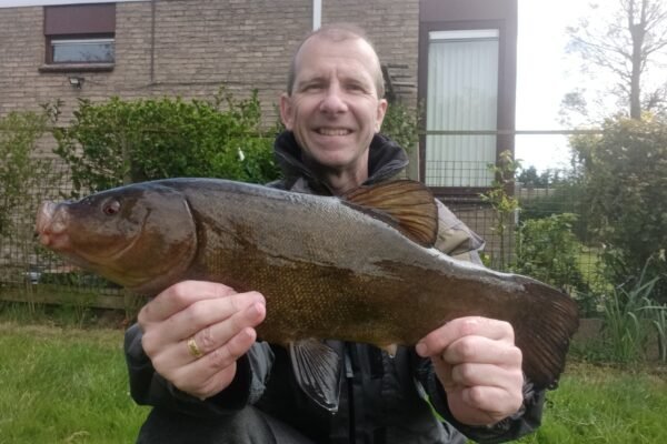 Karpervissen in het voorjaar